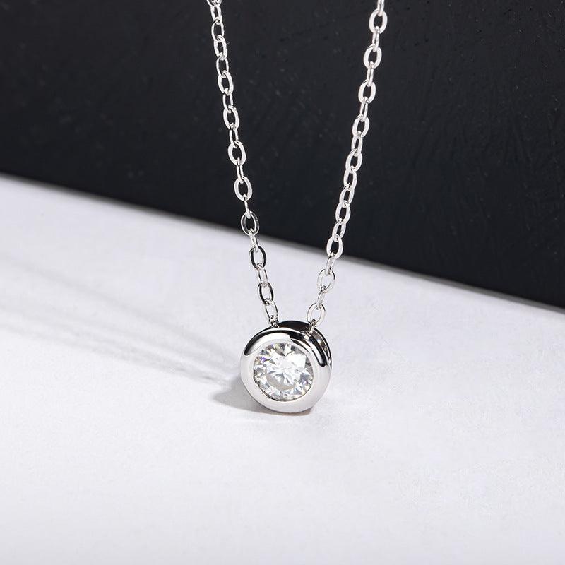 Moissanite Necklace Pendant | Silver Collection