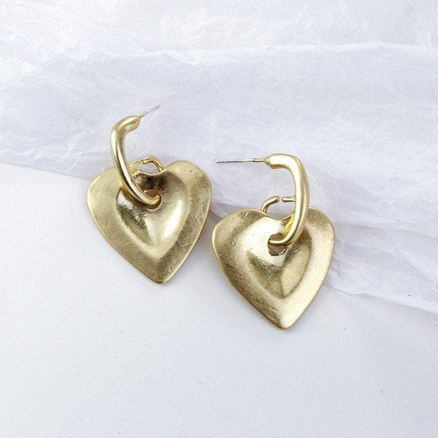 Sweet Earrings Set | Trendy Fashion Collection Gold P