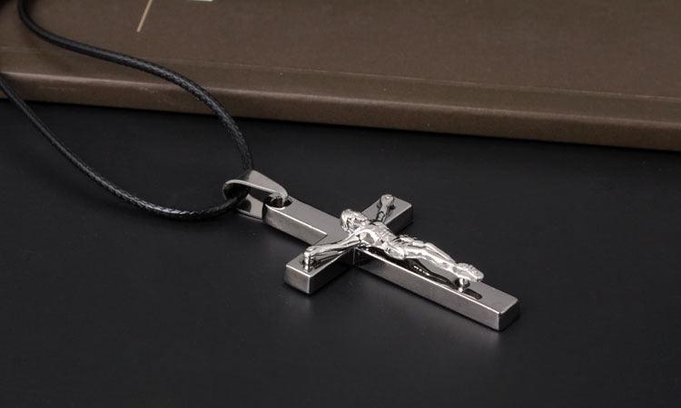 Classic Jesus Cross Pendant Necklace