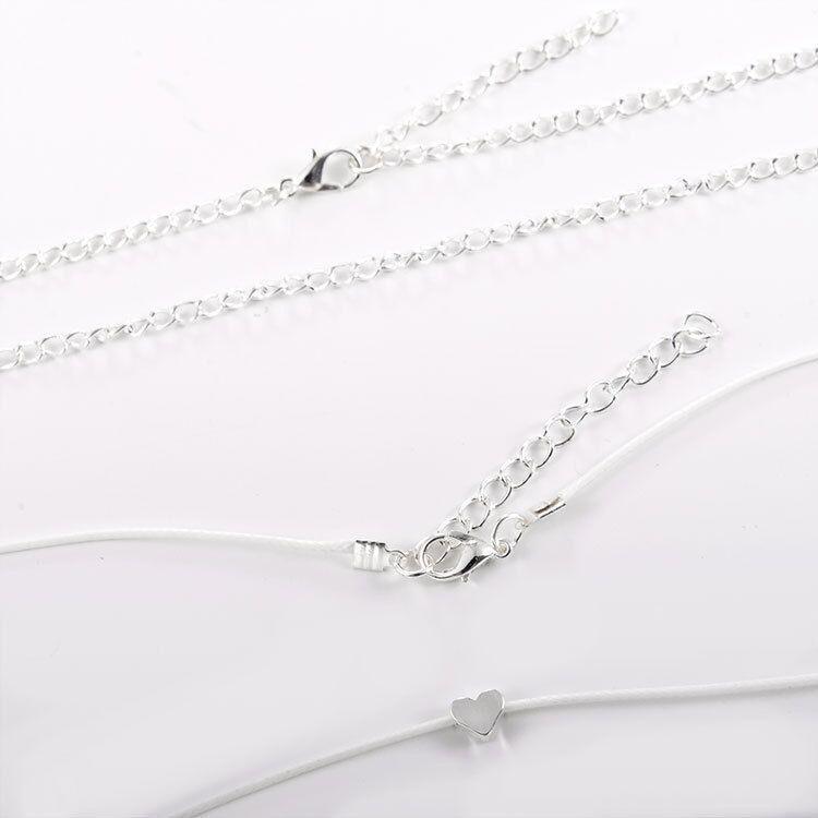 Heart Double Chain Anklets | Beach Collection