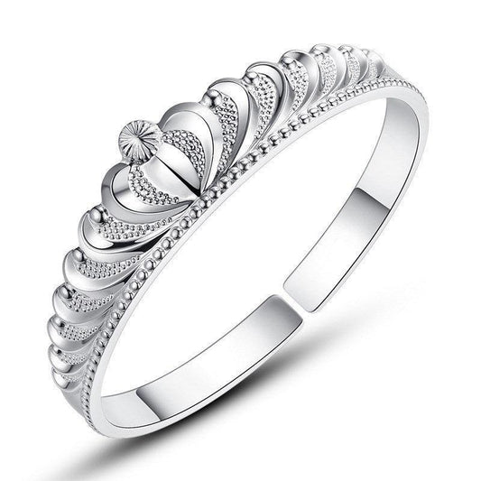 Elegant Crown Bracelet | Fashion Jewelry Silver