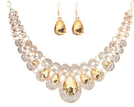Ethnic And Elegant Jewelry Set | Fashion Wear Champagne
