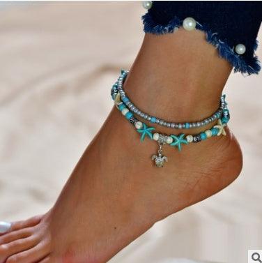 Conch Mizhu Yoga Anklet | Beach Collection X