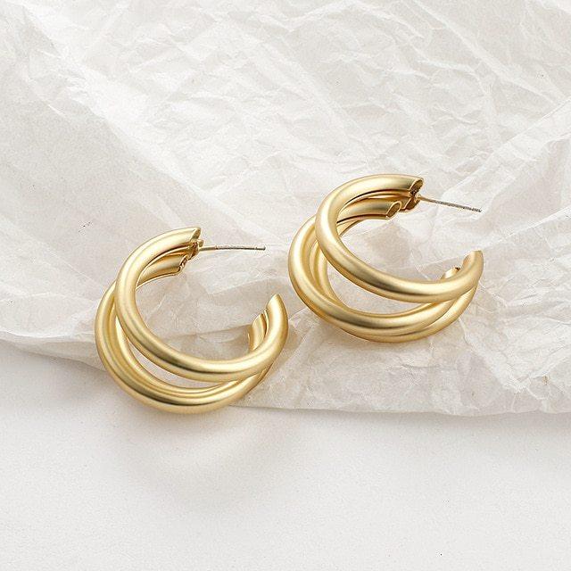 Sweet Earrings Set | Trendy Fashion Collection Gold J