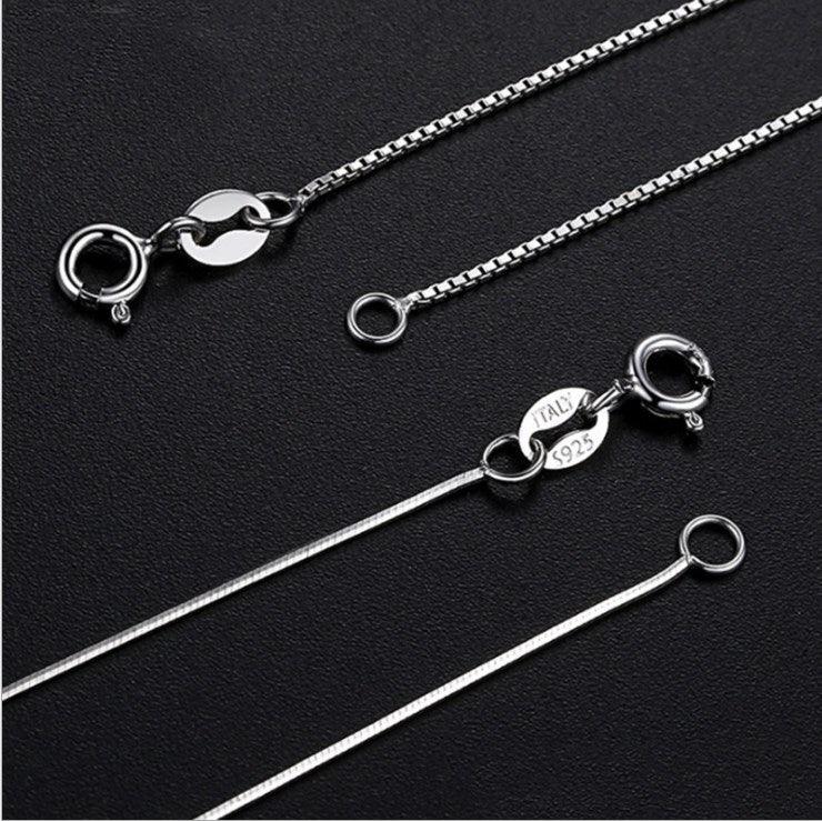 S925 Sterling Silver Necklace | Elegant Daily Jewelry