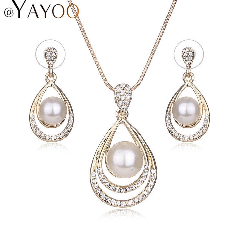 Elegant Pearl Jewelry Set for Women