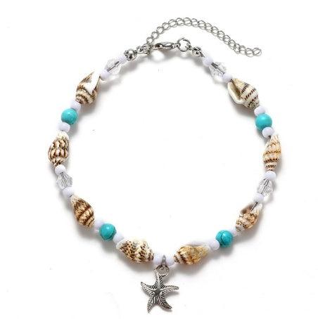 Conch Mizhu Yoga Anklet | Beach Collection I