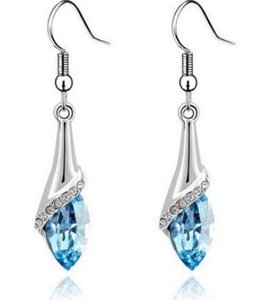 Angel Elf Earrings, Necklace, Bracelet Set Sky Blue