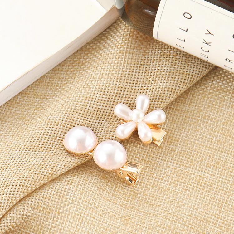 Slip-on Pearl Bow Hair Clip | Daily Wear