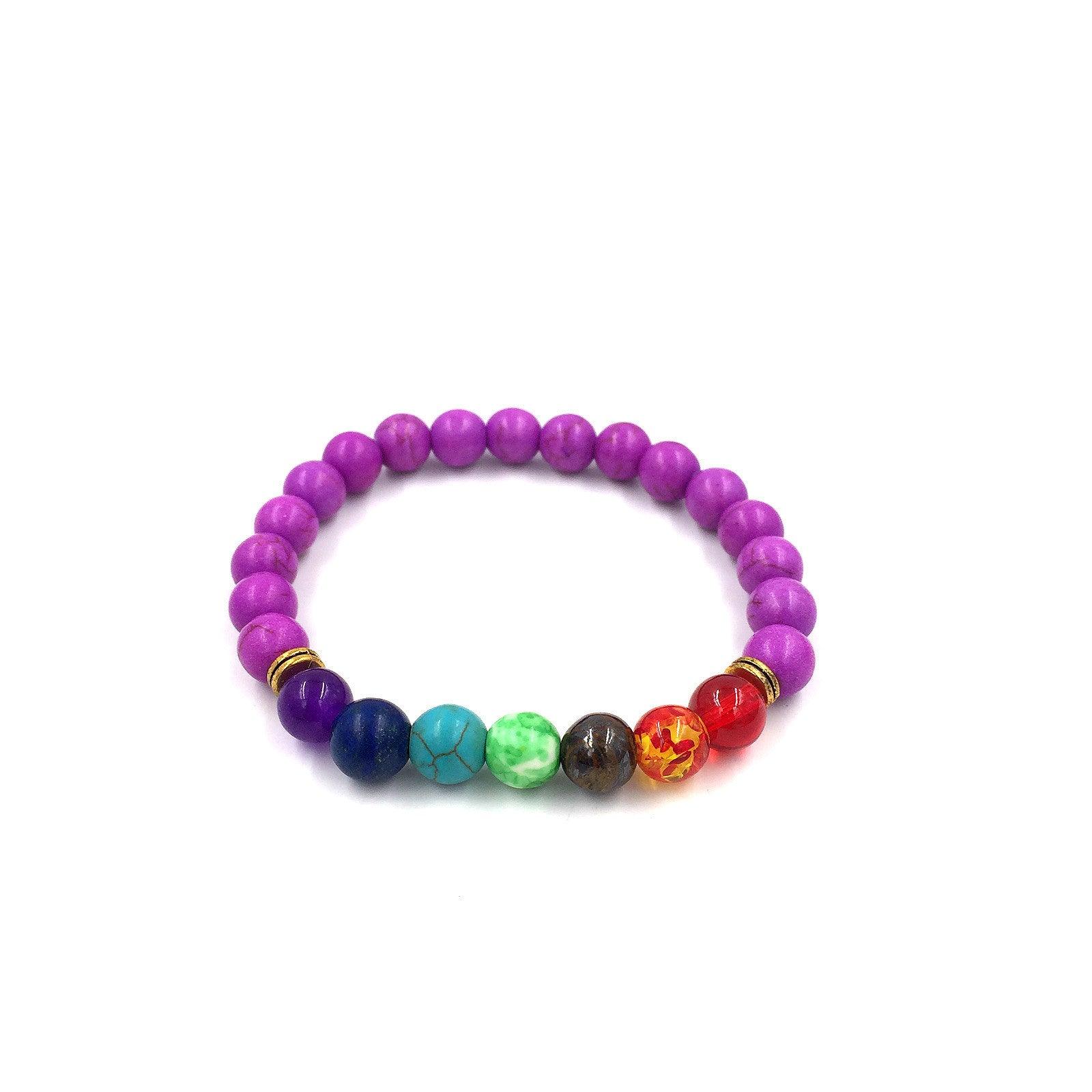 Agate Molten Volcanic Stone Bracelet | Yoga Collection
