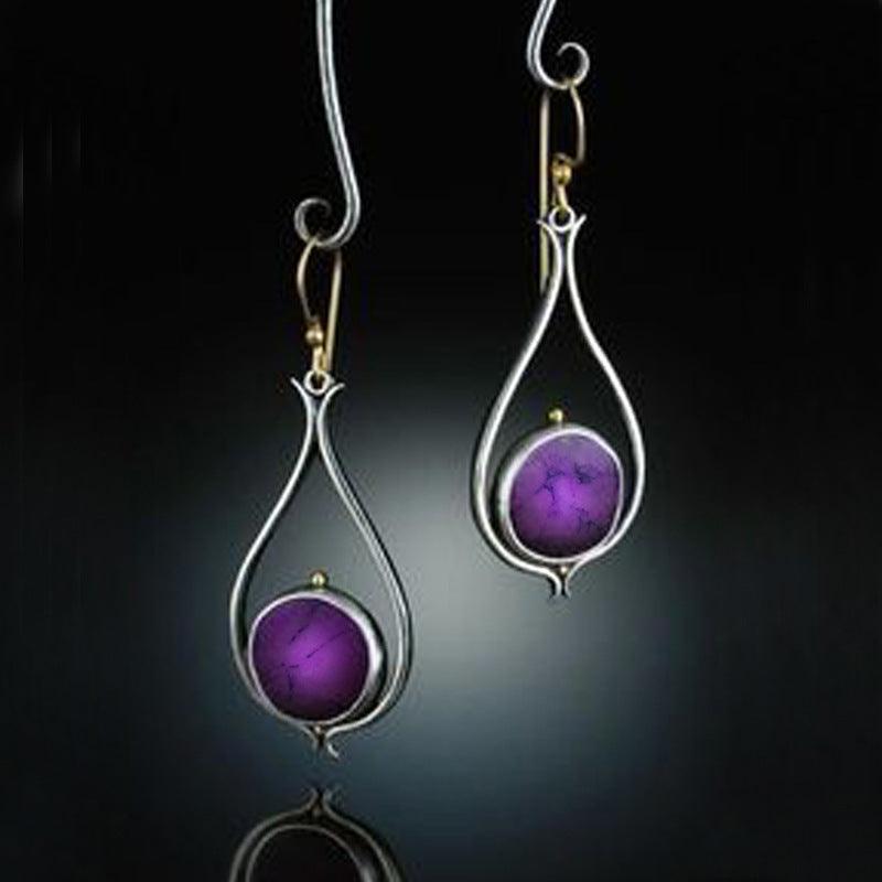 Fashion Crystal Earrings for Women Vintage Drop Jewelry