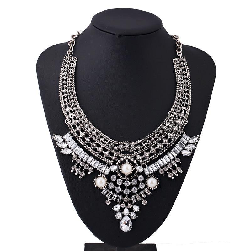 Alloy Diamond Short Necklace | 2025 Jewelry C