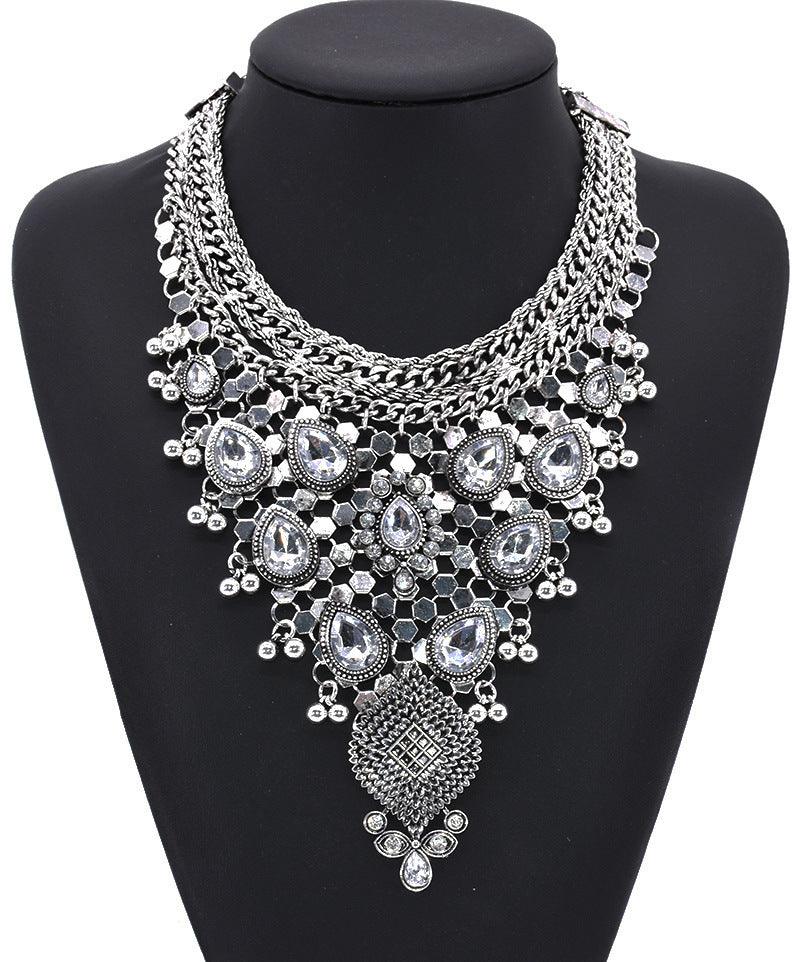 Alloy Diamond Short Necklace | 2025 Jewelry I