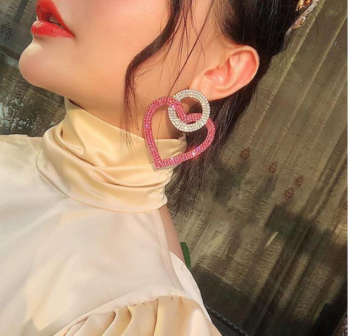 Fashion Peach Heart Earrings