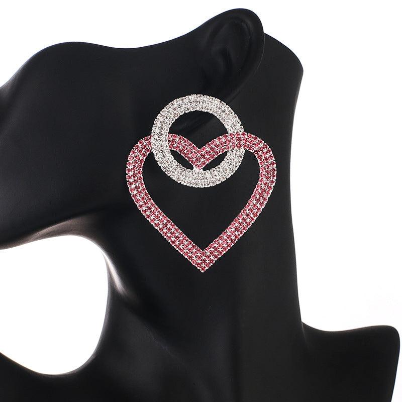 Fashion Peach Heart Earrings