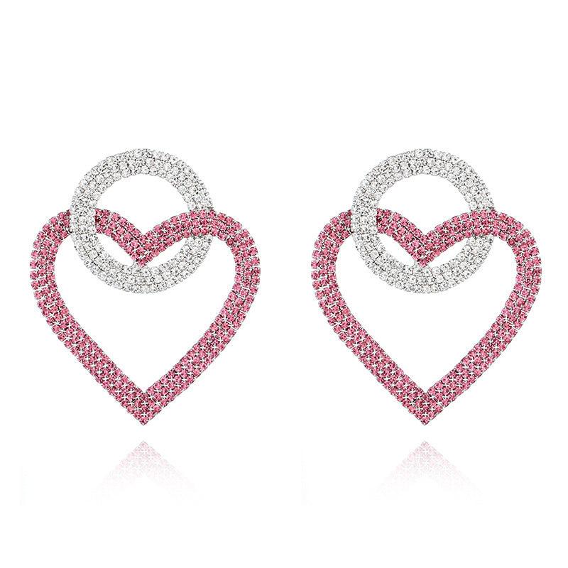 Fashion Peach Heart Earrings