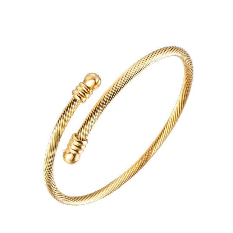 Elegant Simple Bracelet | Daily Wear Golden