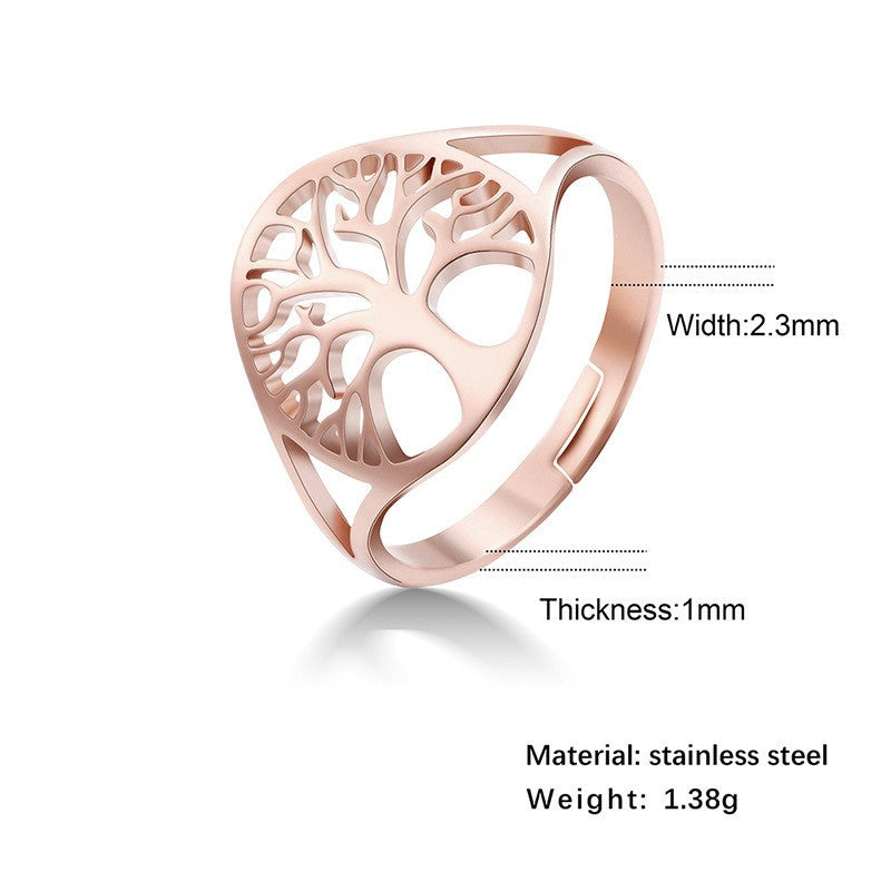 Retro Hollow Design Tree Of Life | Daily Wear