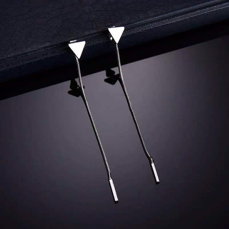 Along Tassel Earrings | Daily Wear Silver