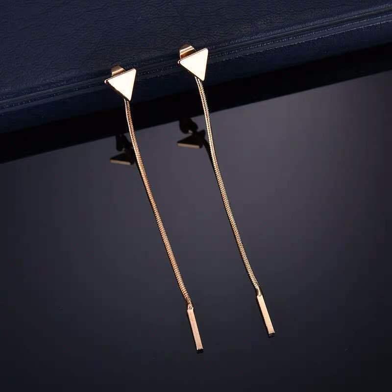 Along Tassel Earrings | Daily Wear Golden