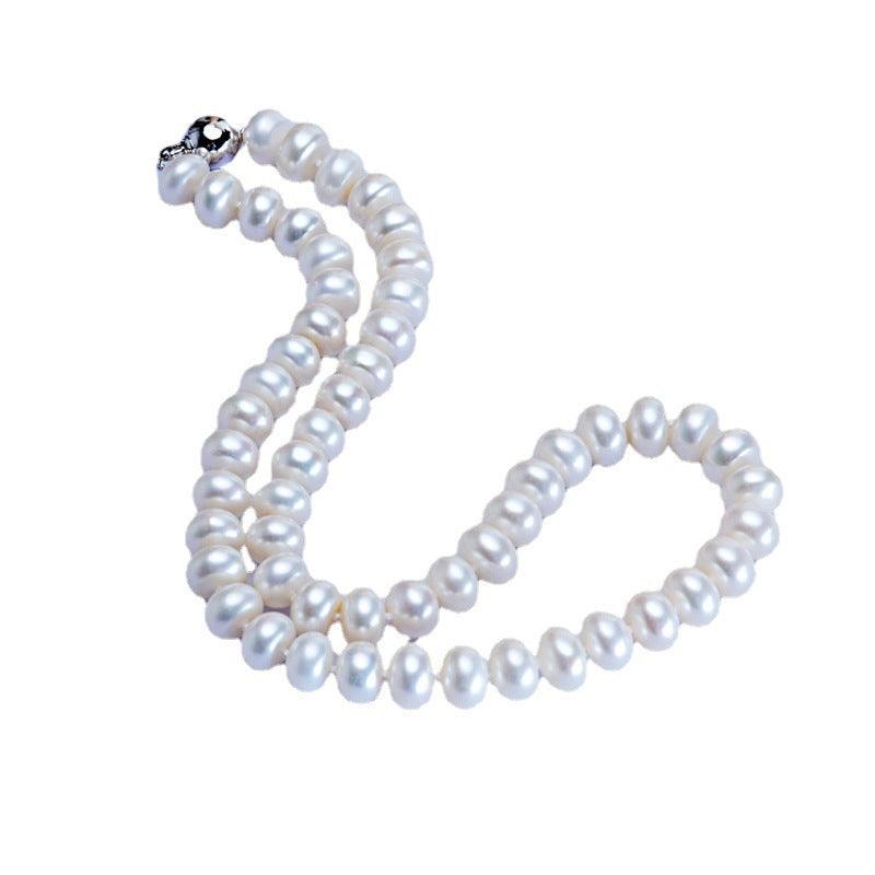 Dalian Freshwater Pearl Necklace | Party Wear White