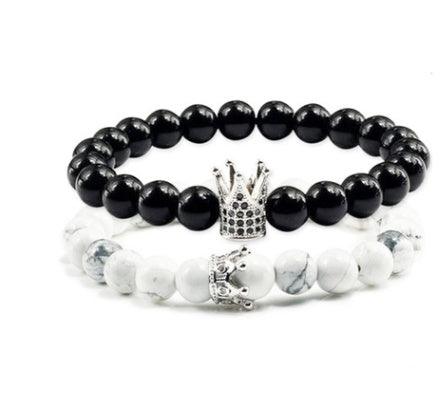 Volcanic Stone White Turquoise Bracelet | Yoga Collection D
