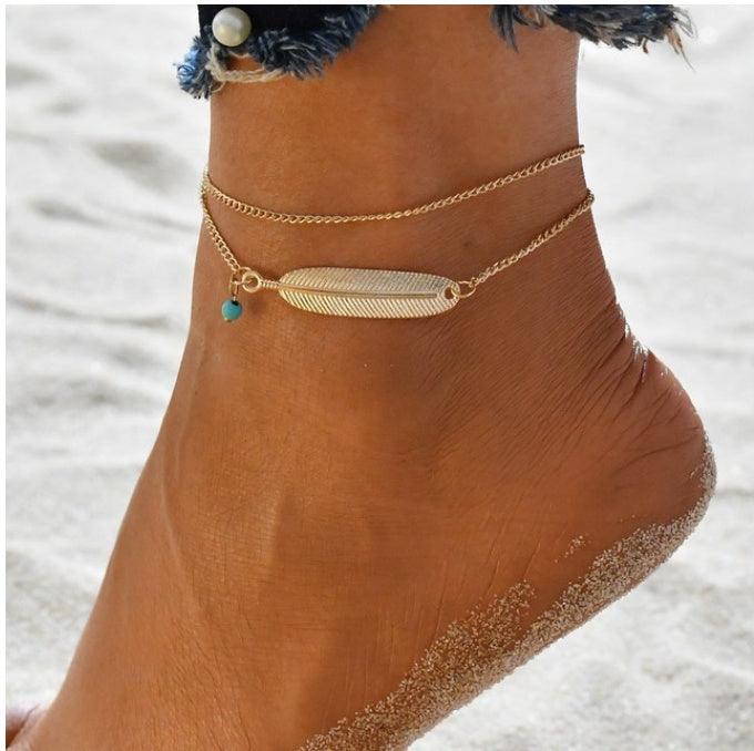Elegant Bohemian Beads Anklets | Beach Wear C