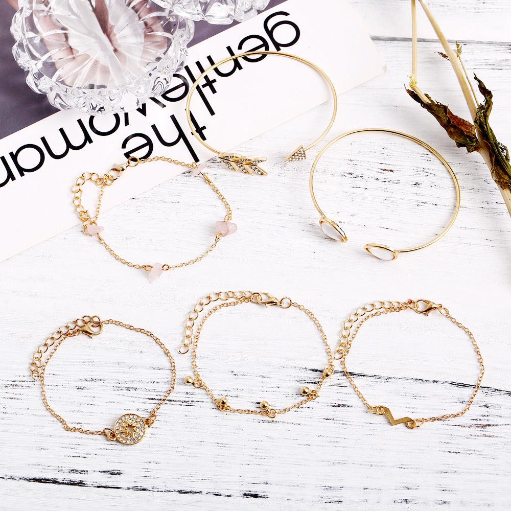 Elegant Six-piece Bracelet Set | Beach Collection