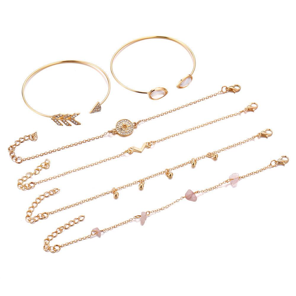 Elegant Six-piece Bracelet Set | Beach Collection