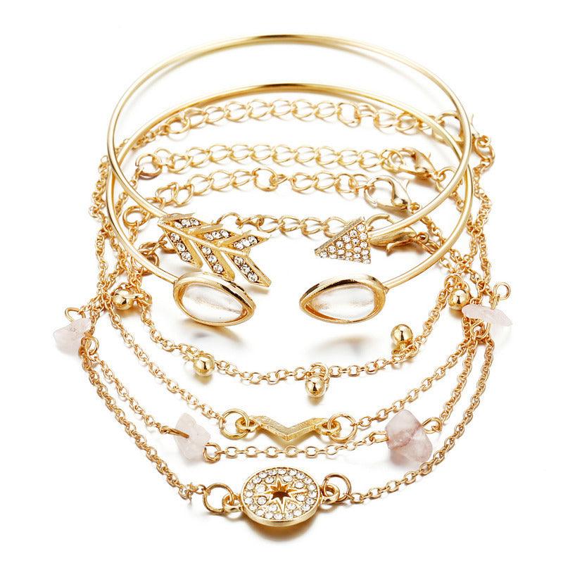 Elegant Six-piece Bracelet Set | Beach Collection