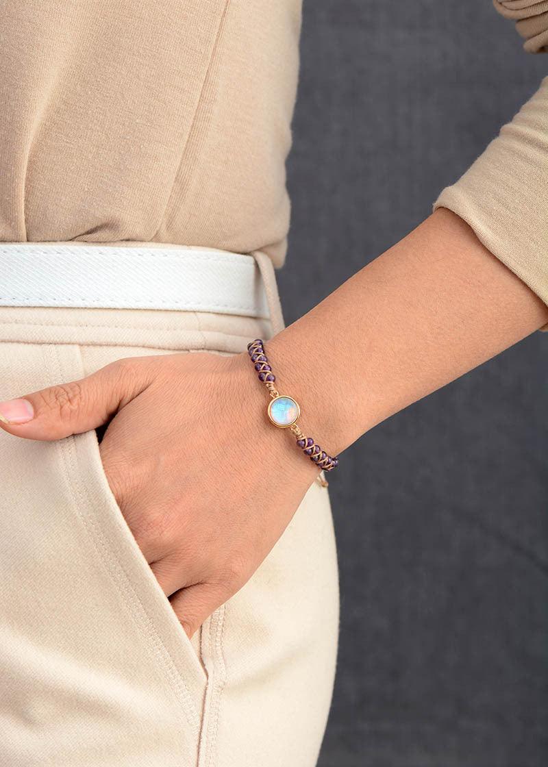 Opal Stone Wrap Bracelets | Yoga Collection