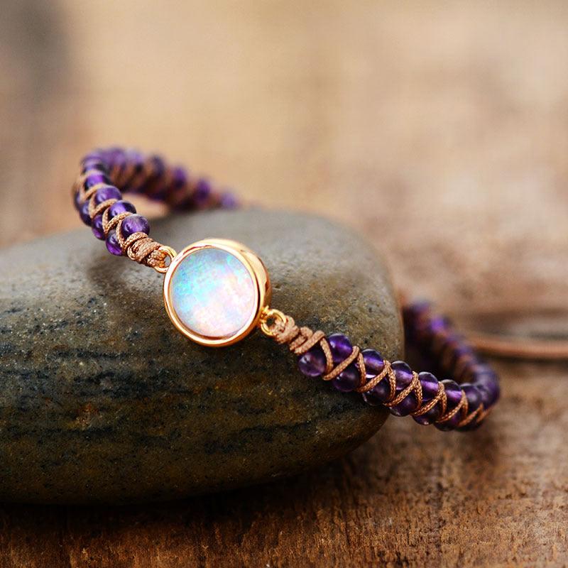 Opal Stone Wrap Bracelets | Yoga Collection