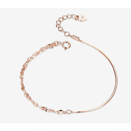 Elegant Rose Gold Silver Bracelet | Daily Wear 2025 Rose Gold