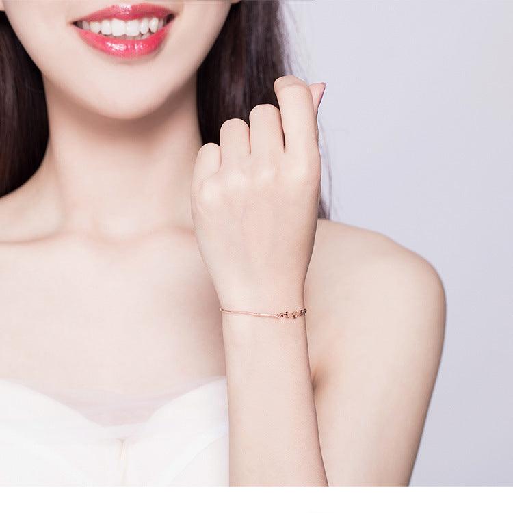 Elegant Rose Gold Silver Bracelet | Daily Wear 2025