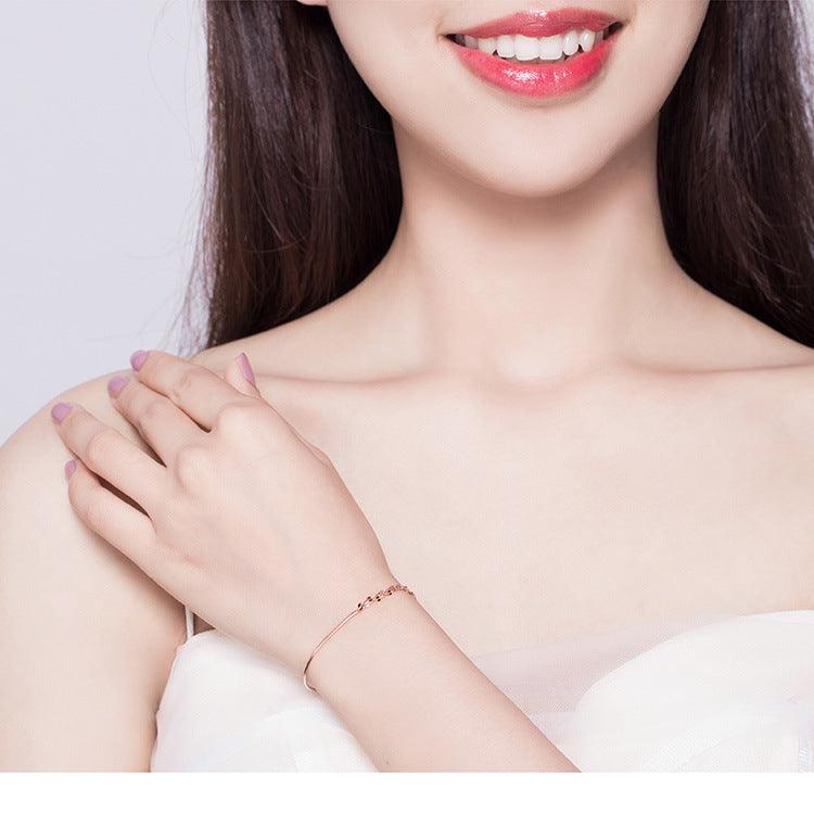 Elegant Rose Gold Silver Bracelet | Daily Wear 2025