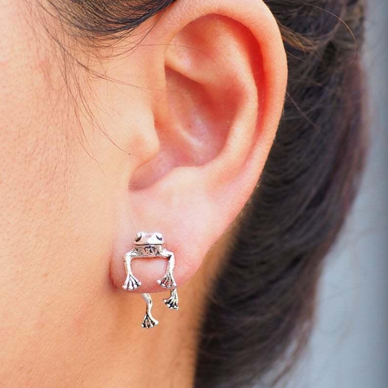Cute Vintage Frog Earrings