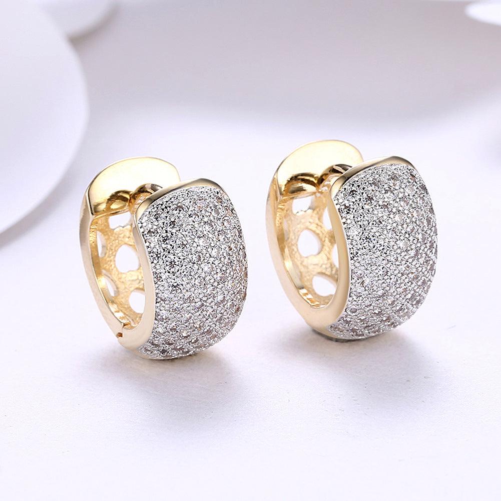 Golden Hoop Earrings | Daily Wear