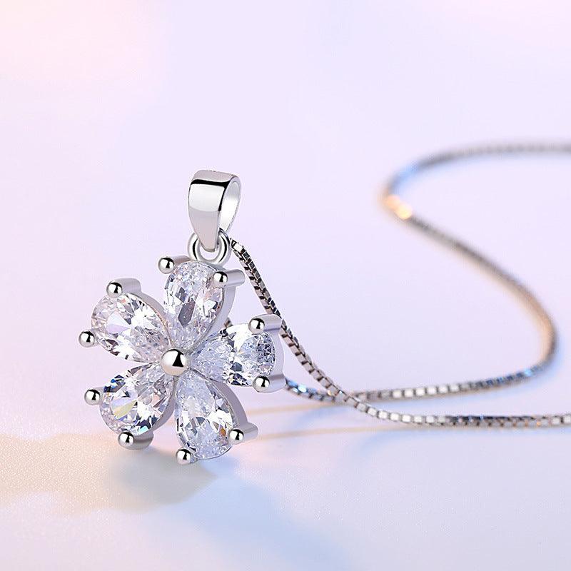 Simple Silver Fashion Necklace | Fashion Wear White Necklace