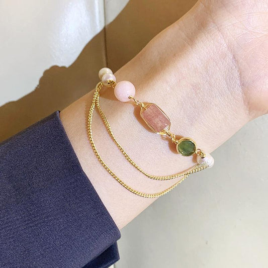 Freshwater Pearl Strawberry Bracelet | Daily Wear A