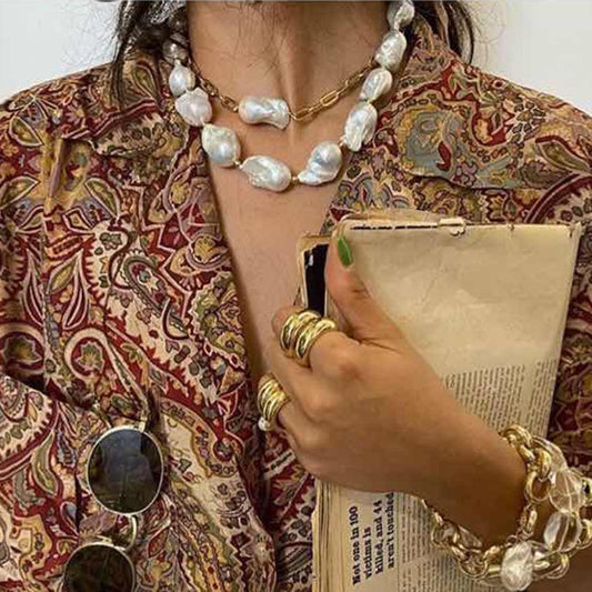 Irregular Pearl Necklace - Fashion Wear