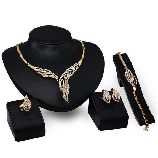 Exaggerated Bridal Four-piece Set | Party Collection