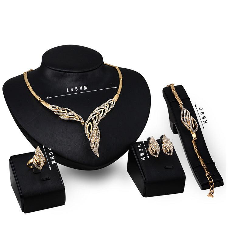Exaggerated Bridal Four-piece Set | Party Collection