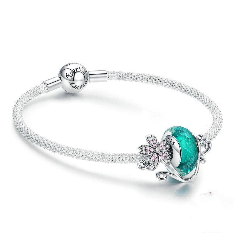 Sterling Silver Daisy Flower Bracelet | Daily Wear