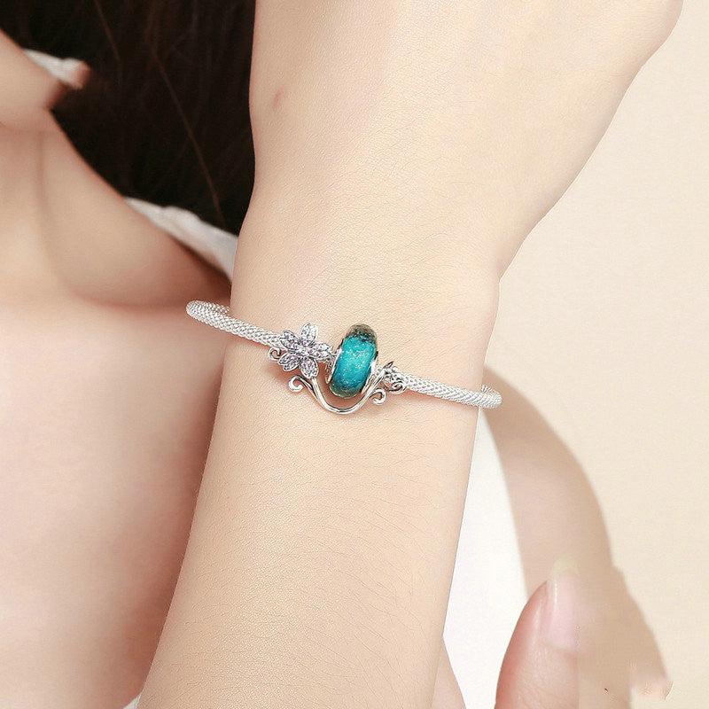 Sterling Silver Daisy Flower Bracelet | Daily Wear