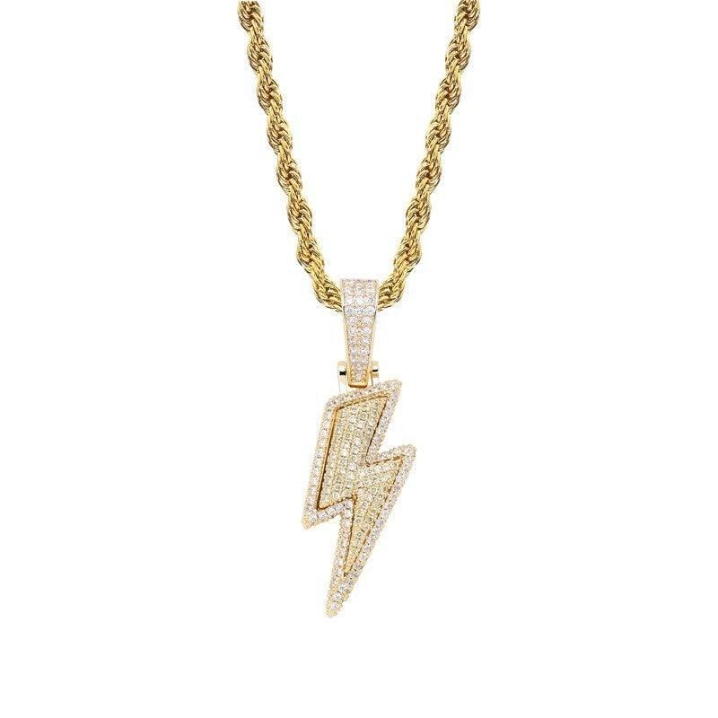 Lightning Hip Hop Pendant & Necklace 2025