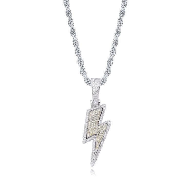 Lightning Hip Hop Pendant & Necklace 2025