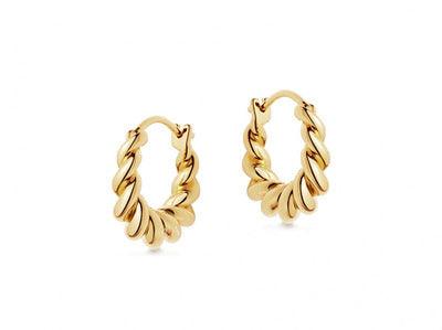 Elegant Plain Silver Earrings - Daily Wear