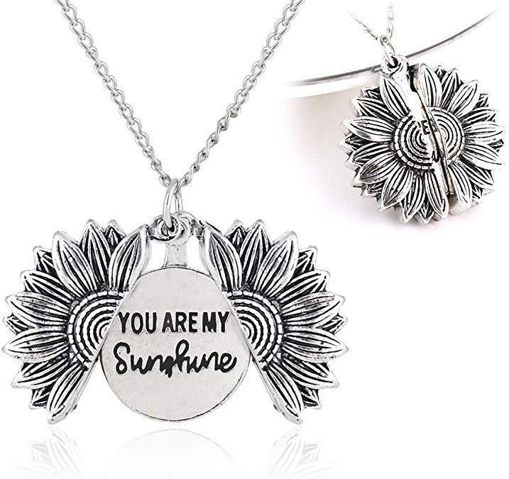 Sunshine Sunflower Necklace Women Jewelry White 1PCS
