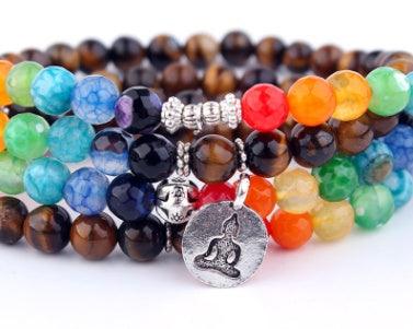 Lotus Life Tree Bracelet - Fashion Wear Colorful beads yoga 33