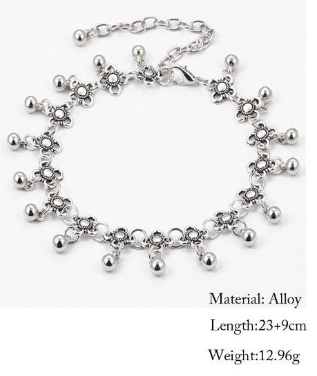 Vintage Fashion Anklet | Beach Wear Silver
